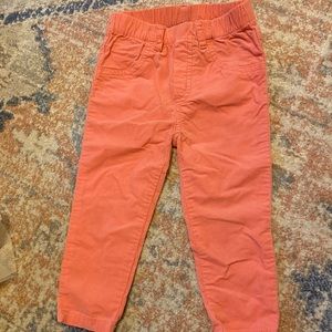 Stella McCartney peach corduroy girls pants